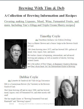 Brewing with Tim & Deb Back Cover